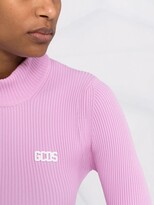 Thumbnail for your product : GCDS Ribbed Knit Asymmetric Hem Dress
