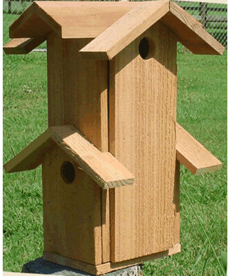 Millwood Pines Pagano Mini 17 in x 12 in x 11 in Birdhouse