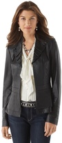 Thumbnail for your product : White House Black Market Leather Military Jacket