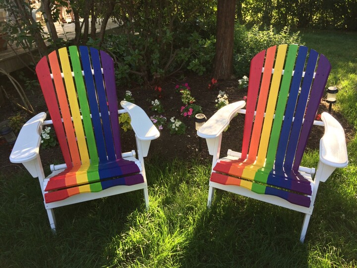 Etsy Hand Painted Adirondack Chair