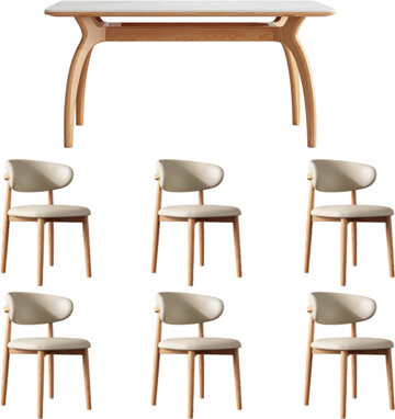 ZKuylo European modern simple dining table set