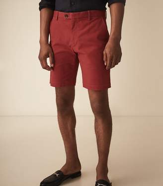 Reiss WICKET CASUAL CHINO SHORTS Rust