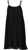 Thumbnail for your product : boohoo Chiffon Pleated Swing Dress