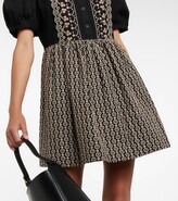 Thumbnail for your product : See by Chloe Floral embroidered cotton minidress