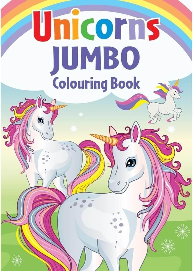 Alligator Books Unicorns Jumbo Colouring Book - ShopStyle