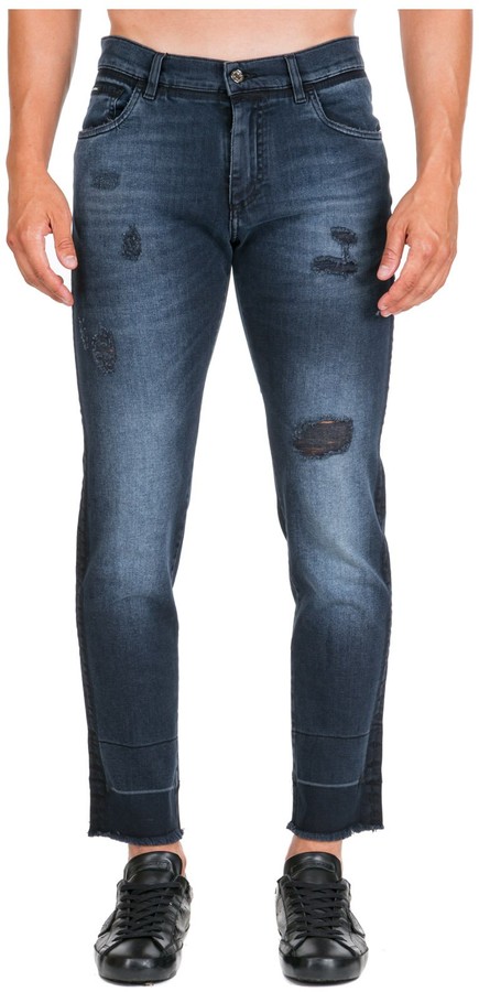 dolce gabbana distressed jeans