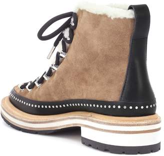Rag & Bone Compass shearling-trimmed ankle boots