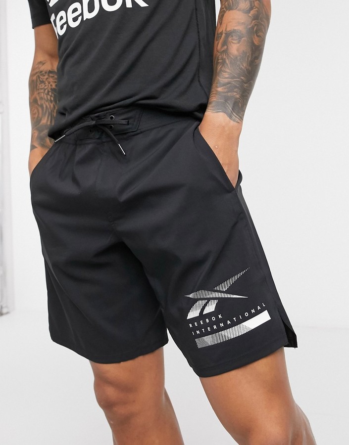 reebok men's athletic shorts