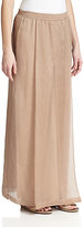 Thumbnail for your product : Brunello Cucinelli Silk Maxi Skirt
