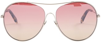 Victoria Beckham Purple Metal Sunglasses