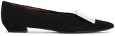 Thumbnail for your product : Proenza Schouler Embellished Suede Point-toe Flats
