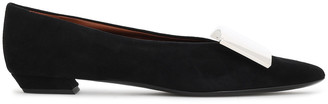 Proenza Schouler Embellished Suede Point-toe Flats