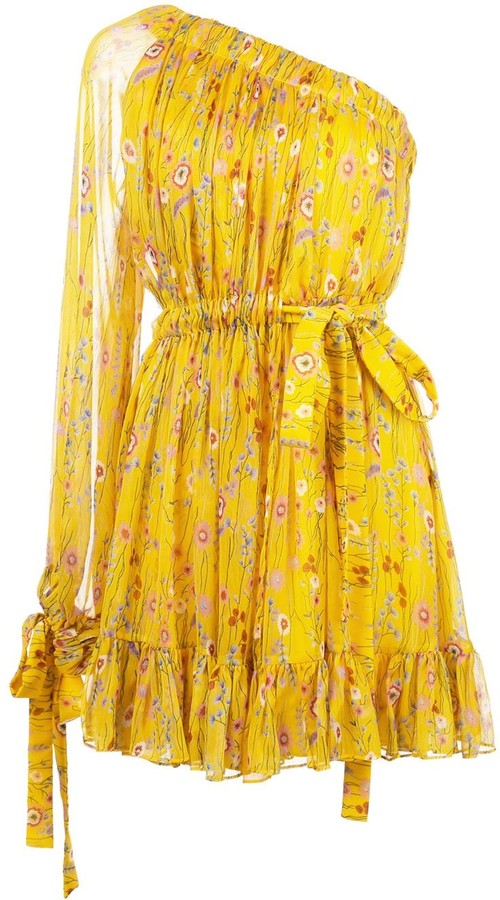 alexis yellow lace dress