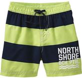 Thumbnail for your product : Old Navy Striped Swim Shorts for Baby