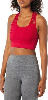 Sweaty Betty Women's Stamina Longline Sports Bra in Renaissance Red Size  SMALL