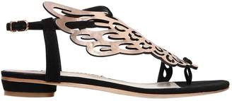 Sophia Webster 10mm Seraphina Leather & Suede Flats