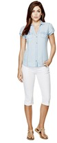 Thumbnail for your product : GUESS Women's Suvi Short-Sleeve Denim Shirt