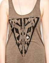 Thumbnail for your product : Illustrated People Printed Racer Back Vest
