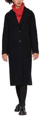 Cappellini Women's Black Wool Coat.