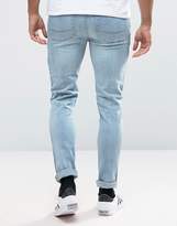 Thumbnail for your product : ASOS Design Skinny Jeans In Light Wash