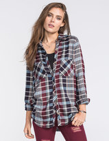 Thumbnail for your product : Full Tilt Womens Tunic Flannel Shirt