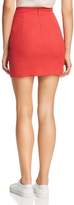 Thumbnail for your product : Moschino Boutique Scottish Terrier & Logo Patch Mini Skirt