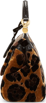 Thumbnail for your product : Dolce & Gabbana Leopard Print Plush Velvet Miss Sicily Bag