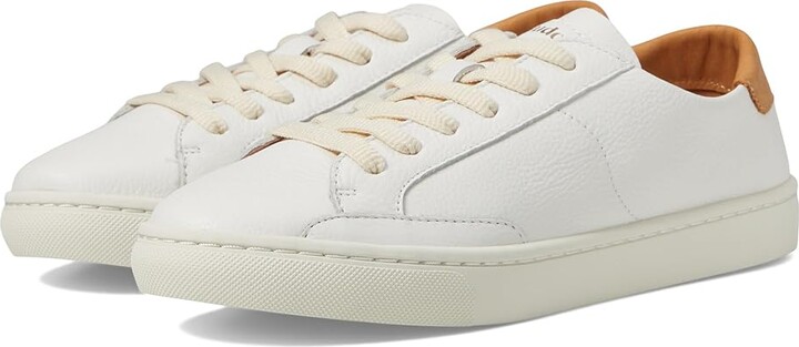 Soludos Ibiza Sneaker Women's Lace up casual Shoes White : 5 B - Medium, Leather