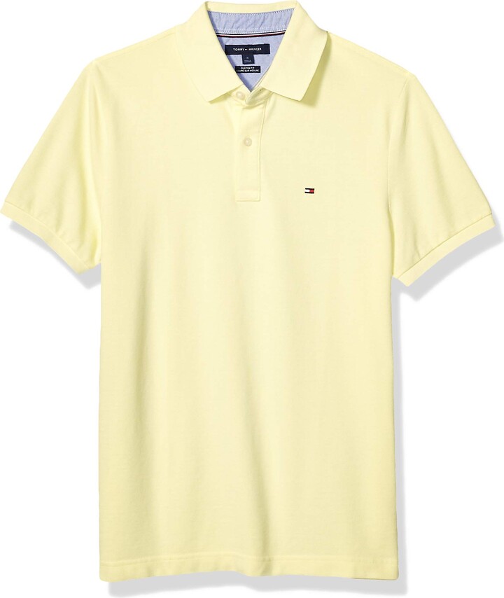 tommy hilfiger yellow polo