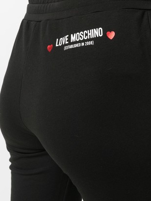 Love Moschino High-Waist Track Pants