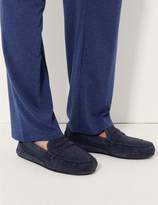 Thumbnail for your product : Marks and Spencer Suede Slip-on Slippers with Freshfeet