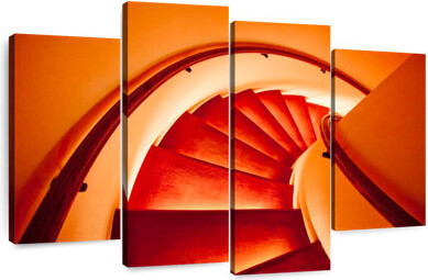 Ebern Designs Lilie Luminous Spiral Staircase