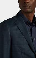 Thumbnail for your product : Brioni Men's Ravello Plaid Worsted Wool Two-Button Sportcoat - Olive Pat.