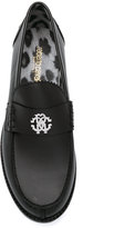 Thumbnail for your product : Roberto Cavalli Teen logo plaque loafers