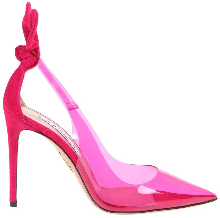 pointed toe pink heels