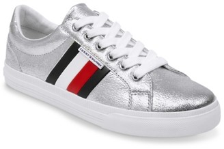 tommy hilfiger sneakers silver