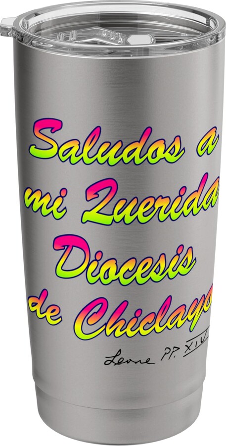 New Pope 2025 USA Peruvian Papa Leon XIV Store Papa León XIV Perú USA Pope Leo Peruvian Diocesis Chiclayo Stainless Steel Insulated Tumbler