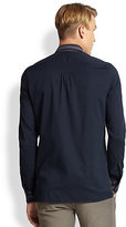Thumbnail for your product : Richard Chai Striped Panel Sportshirt