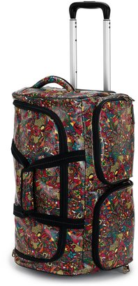 Sakroots Artist Circle Floral Rolling Carry-On Duffel