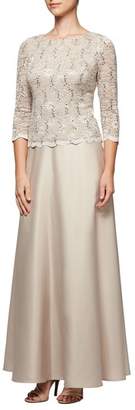 Alex Evenings Mock Two-Piece Gown