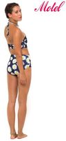 Thumbnail for your product : Lipsy Motel High Waisted Printed Bikini Bottoms