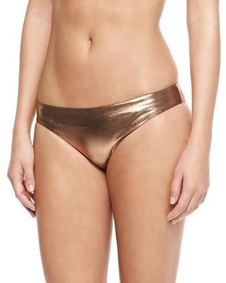 Luxe by Lisa Vogel Second Skin Metallic Swim Bottom
