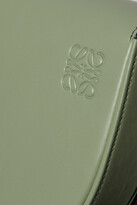 Thumbnail for your product : Loewe Heel Duo Two-tone Leather Shoulder Bag - Green