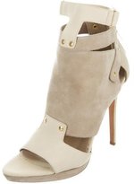 Thumbnail for your product : Herve Leger Halia Peep-Toe Booties