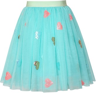 Sunny Fashion Girls Skirt Rainbow Unicorn Sequin Sparkling Tutu Dancing Age 2-3 Years