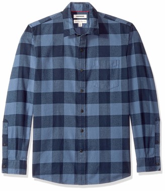 Goodthreads Standard-Fit Long-Sleeve Brushed Flannel Shirt Casual