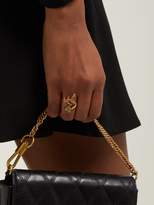 Thumbnail for your product : Givenchy Crystal-embellished Arrow Ring - Womens - Gold