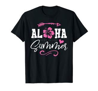 Beach Aloha Summer Time In Hawaii Tropical Cruise T-Shirt