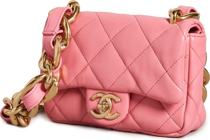 What Goes Around Comes Around Chanel Pink Lucky Charm Rectangle Flip Mini  Clutch - ShopStyle Shoulder Bags