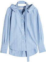 Thumbnail for your product : Rejina Pyo Striped Shirt with Cotton
